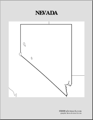 Map: U.S. – Nevada