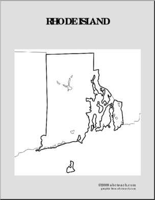 Map: U.S. – Rhode Island