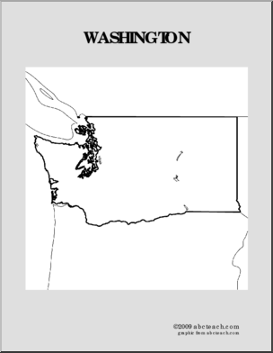 Map: U.S. – Washington