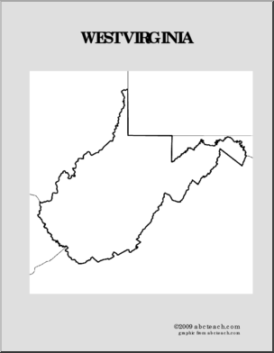 Map: U.S. – West Virginia