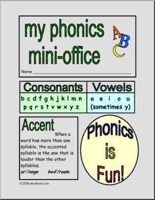 Phonics – color Mini Office