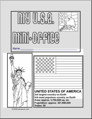 Mini Office: Geography Ã± U.S.A. (b/w)