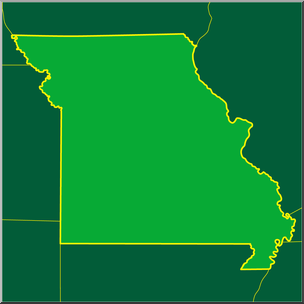 missouri outline clipart image