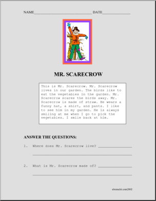 Fiction: Mr. Scarecrow