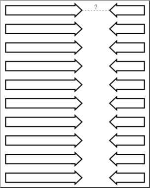 Clip Art: Multiple Pathway Grid 10C Labeled