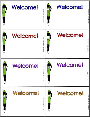 Name Tag:  Welcome!