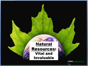 Power Point Presentation: Natural Resources