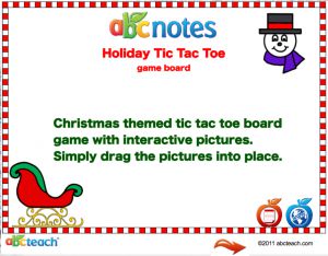 Interactive: Notebook: Holiday: Games: Tic Tac Toe
