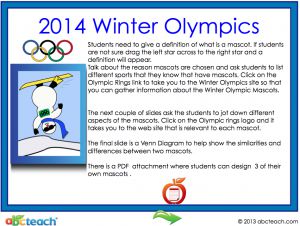 Interactive: Notebook: 2014 Winter Olympics – Mascots