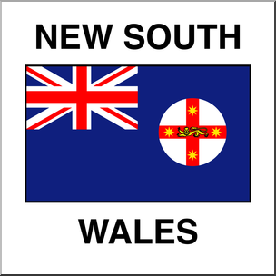 Clip Art: Flags: New South Wales Color