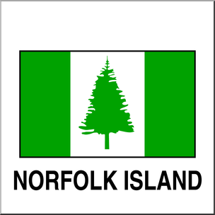 Clip Art: Flags: Norfolk Island Color