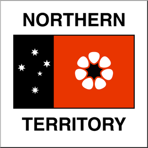 Clip Art: Flags: Northern Territory Color