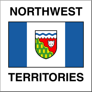 Clip Art: Flags: Northwest Territories Color