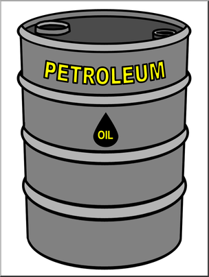 Clip Art: Oil Barrel Color