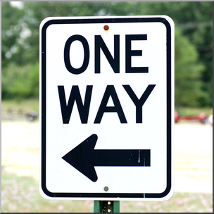 Photo: One Way Sign 01 HiRes