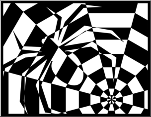Clip Art: Abstract Geometric 11 B&W