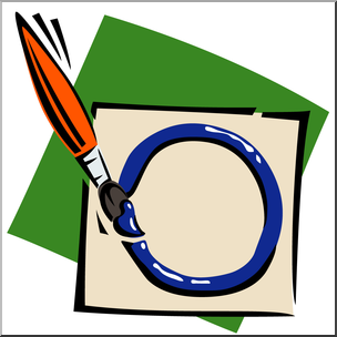 Clip Art: Brush: Painting Circle Color