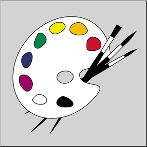 color pallettes clip art