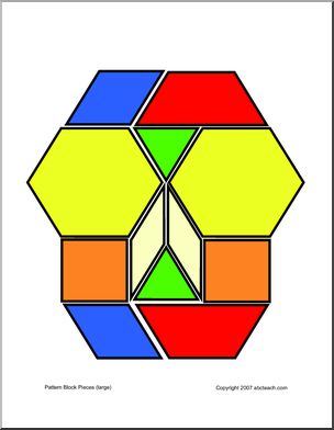 Large (color) Pattern Blocks