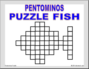 Pentominos Puzzle – Fish Math Puzzle