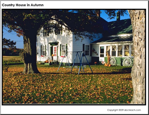 Photograph: Country House in the Fall – Questions