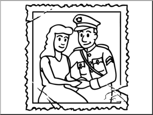 Clip Art: Basic Words: Picture B&W Unlabeled