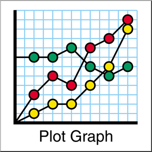 Clip Art: Graphing: Plot Graph Color