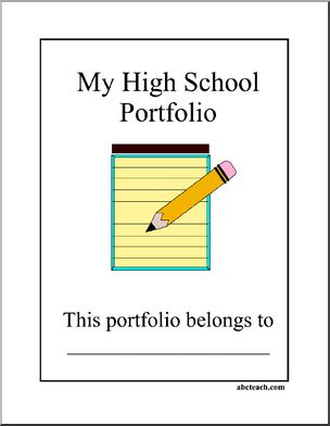 Portfolio Cover: My Portfolio High School