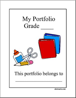 Portfolio Cover: My Portfolio Kindergarten-Grade 2