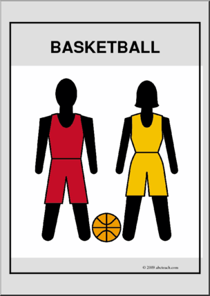 Poster: Basketball – two players