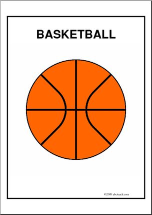 Poster: Basketball – ball