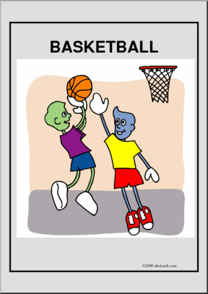Poster: Basketball – playing