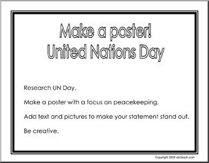 Poster: UN Day – Peacekeeping