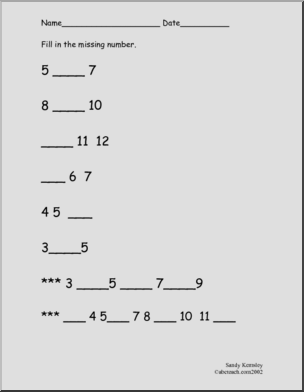 Easy Math 3 Worksheet