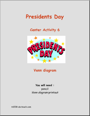Presidents Day – Venn Diagram Learning Center