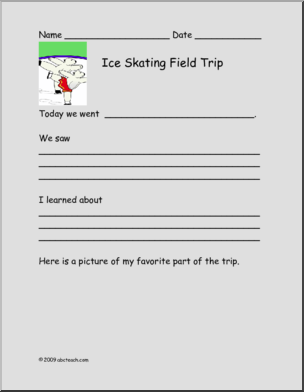 Report Form: Field Trip – Ice Rink (primary)