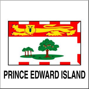 Clip Art: Flags: Prince Edward Island Color