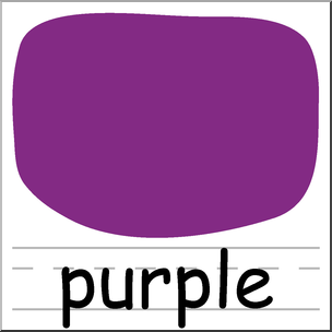 Clip Art: Colors: Purple