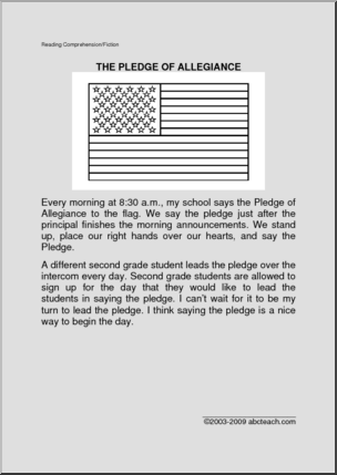 Fiction: The Pledge of Allegiance (elementary)