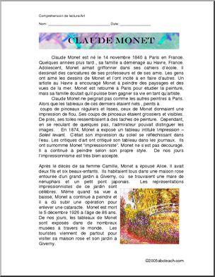 French: Claude Monet