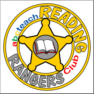 Clip Art: Reading Rangers Club Logo 2 Color