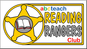 Clip Art: Reading Rangers Club Logo 1 Color