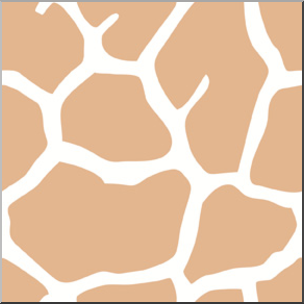 Clip Art: Tile Pattern: Giraffe Color 50% Low Resolution