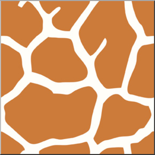 Clip Art: Tile Pattern: Giraffe Color 100% Low Resolution