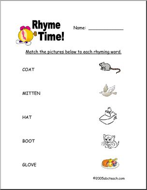 Matching: Winter Rhymes (primary)
