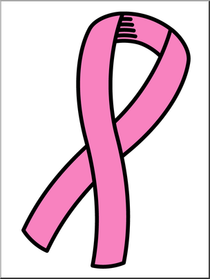 Clip Art: Ribbon 3 Color Pink