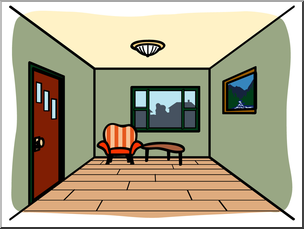 Clip Art: Basic Words: Room Color Unlabeled