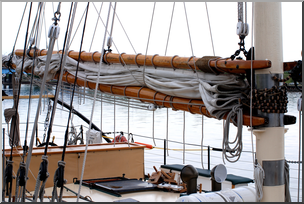 Photo: Sailboat Sail and Booms 01 HiRes