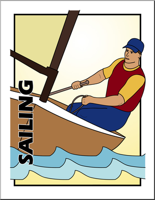 Clip Art: Sailing Color