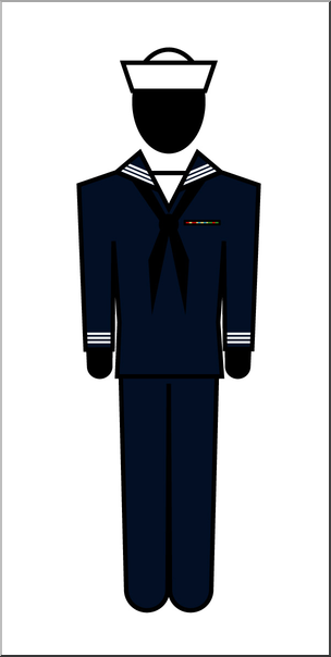 Clip Art: People: Seaman Male Color